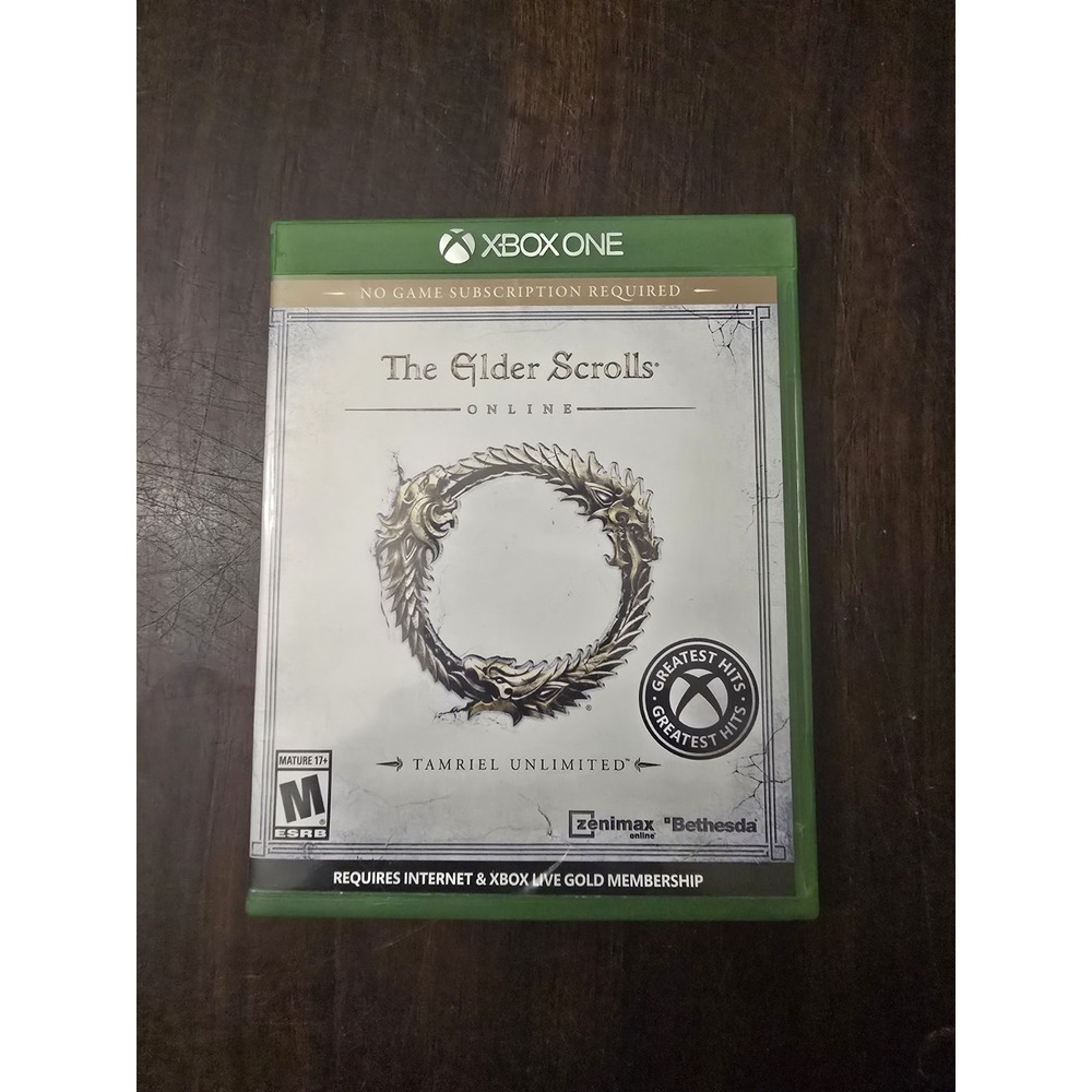Xbox One The Elder Scrolls Online Tamriel Unlimited Game